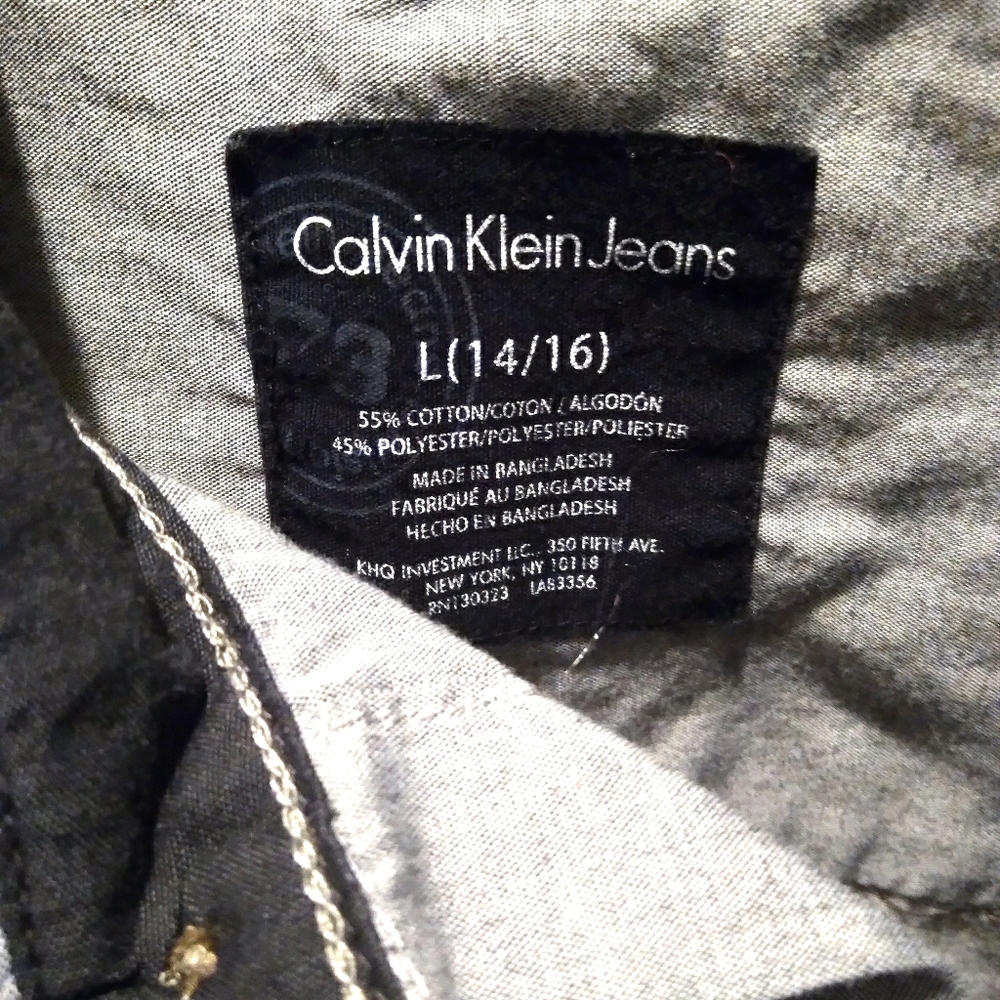 Calvin Klein Boys button down shirt